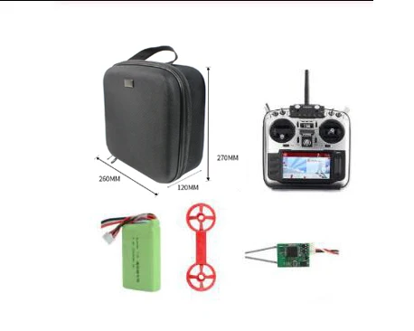 Jumper T16 Plus/T16 Pro Hall Gimbal с открытым исходным кодом мультипротокол радио передатчик JumperTX 2,4G 16CH 4,3 дюймов lcd для FPV дрона - Цвет: Mode2 R1 battery bag