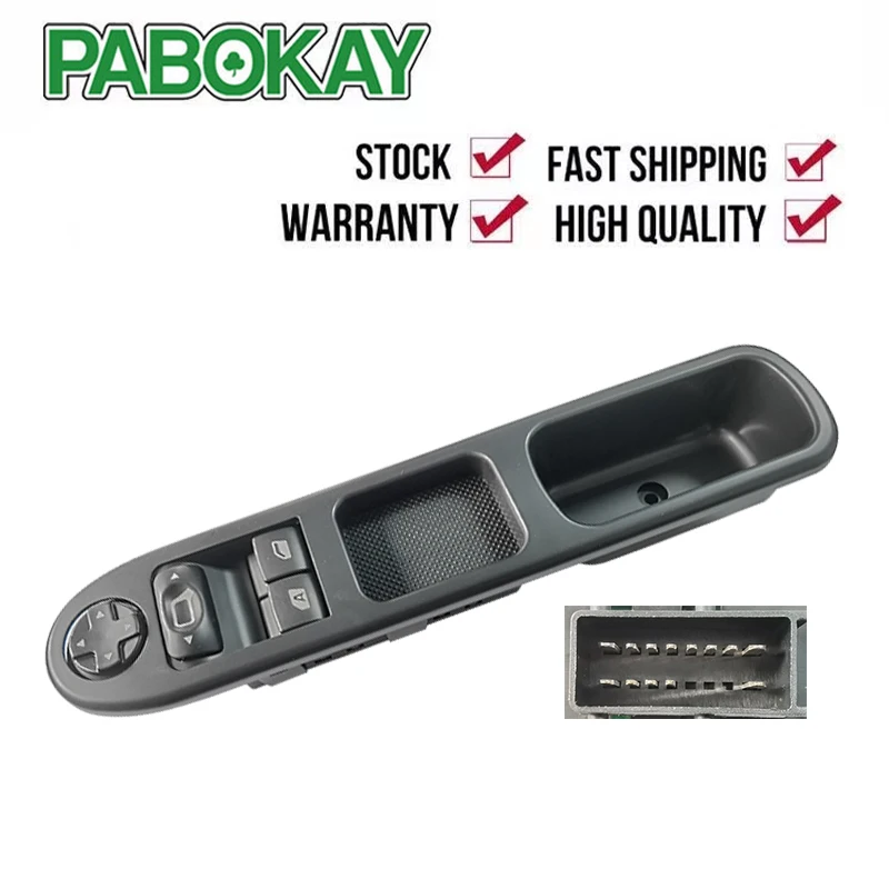Переключатель Стеклоподъемника 6554QC для Peugeot 207 Citroen C3 Picasso 2007-2014 | Автомобили и