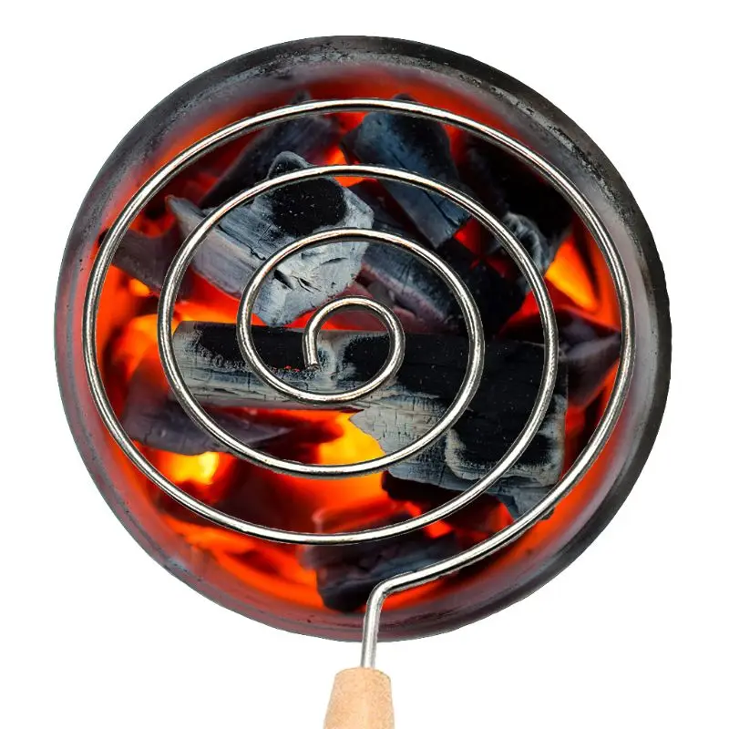 Металлический вихревой держатель угля для кальяна угольный фильтр аксессуары