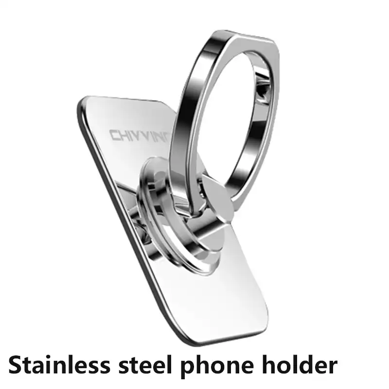 304 Stainless Steel Finge Ring Phone Holder Stand 360 Adjustable Ring Holder Finger Kickstand For All Smartphone Bracket Phone Holders Stands Aliexpress
