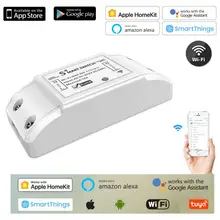 Basic R2 – interrupteur à distance intelligent sans fil, contrôle vocal Via Alexa et Google Home, contrôle à distance Via l'application EWeLink