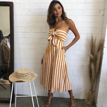 

Women Striped Wrapped Wide Leg Jumpsuit Female Sleeveless Jump Suit Summer Sexy Off Shoulder Romper Jump Suit Overalls 2019 130