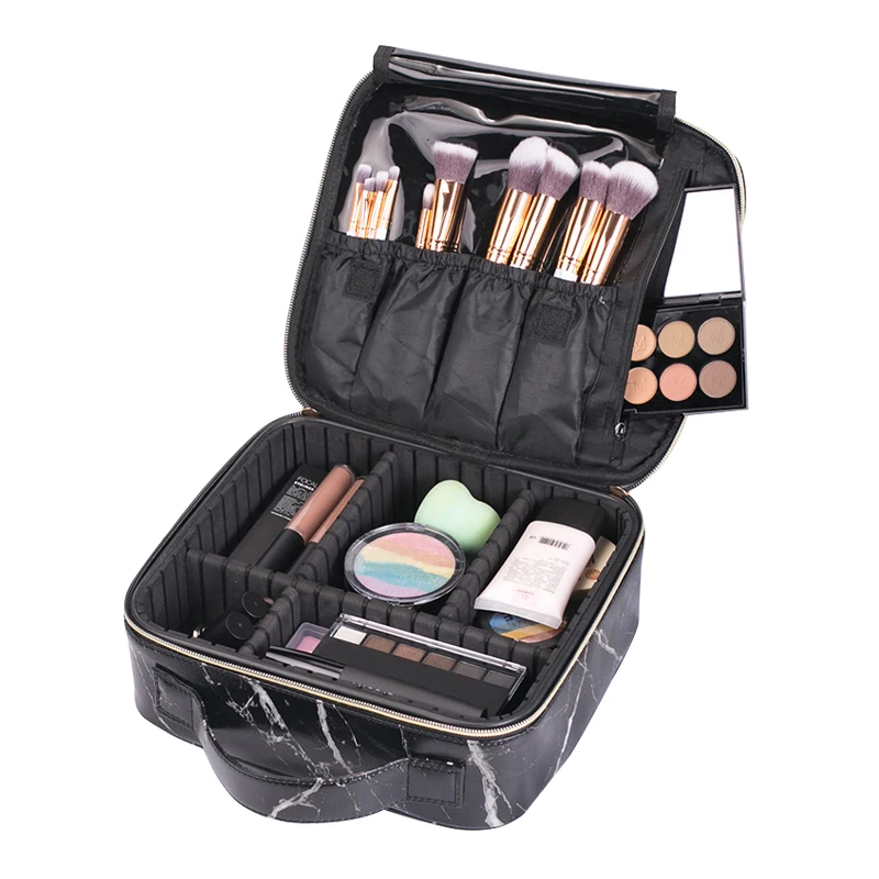 

Professional Makeup Organizers Women Travel Cosmetic Lipstick Brush Nail Polish Storage Case Organization Accessories Items Gear