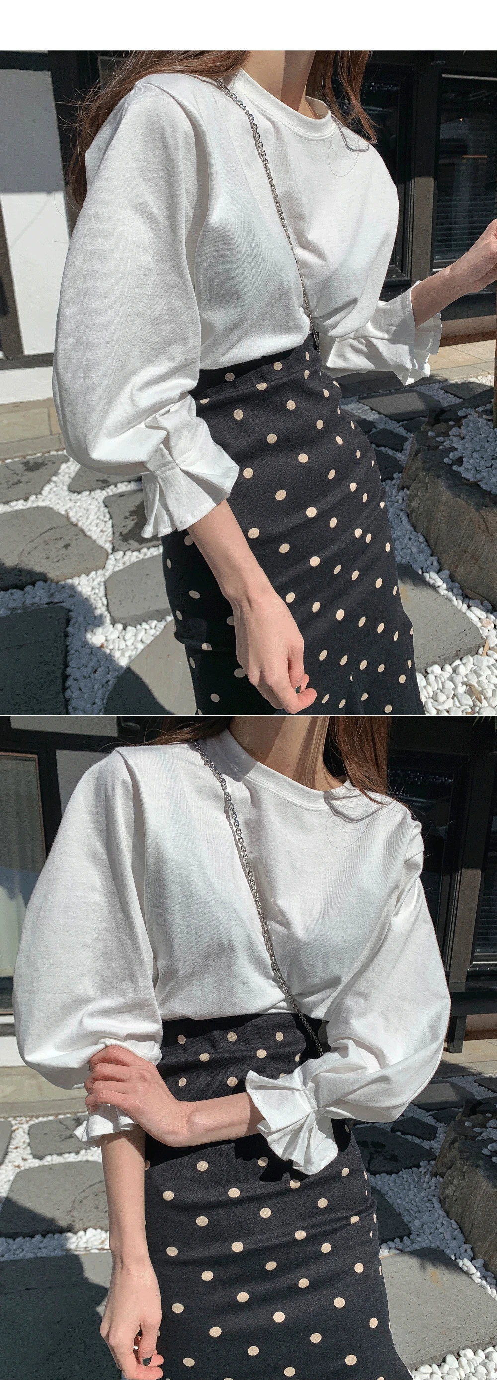 Jupe Trompette Femme Grise à Pois - Laine - Taille 22 - Zip - Gerard - Occasion