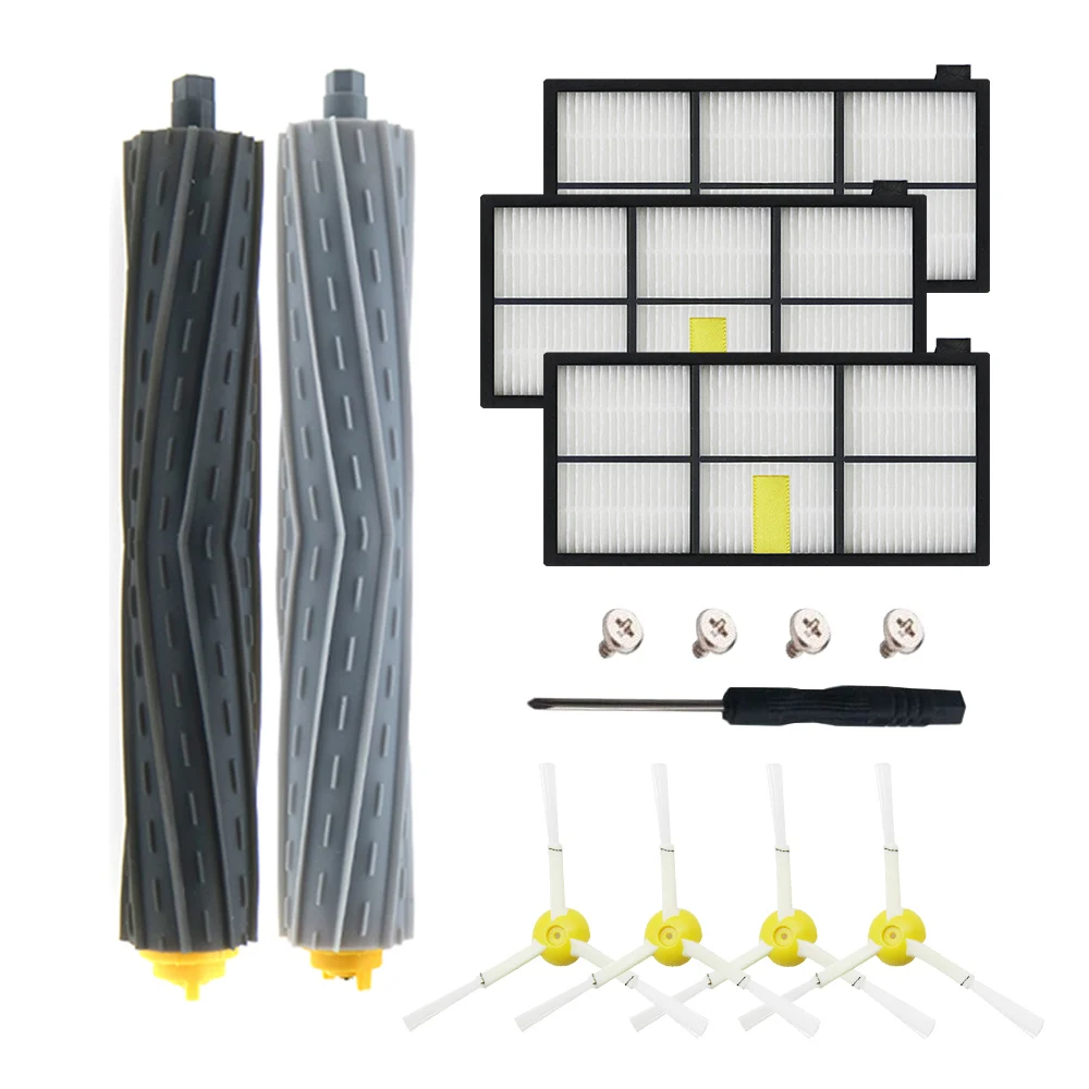 

For IRobot Roomba Parts Kit Series 800 860 865 866 870 871 880 885 886 890 900 960 966 980 - Brushes and Filters