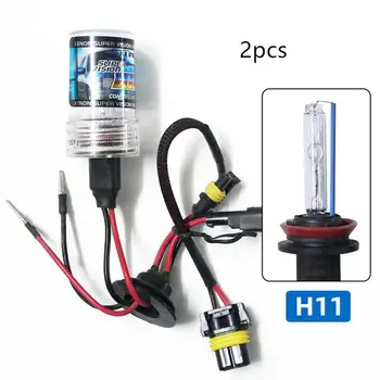 

2pcs Automobile Vehicle Car HID Xenon Lamp Light Buld H11/H8/H9 3000K-15000K Fixment Replacement Car Accessories
