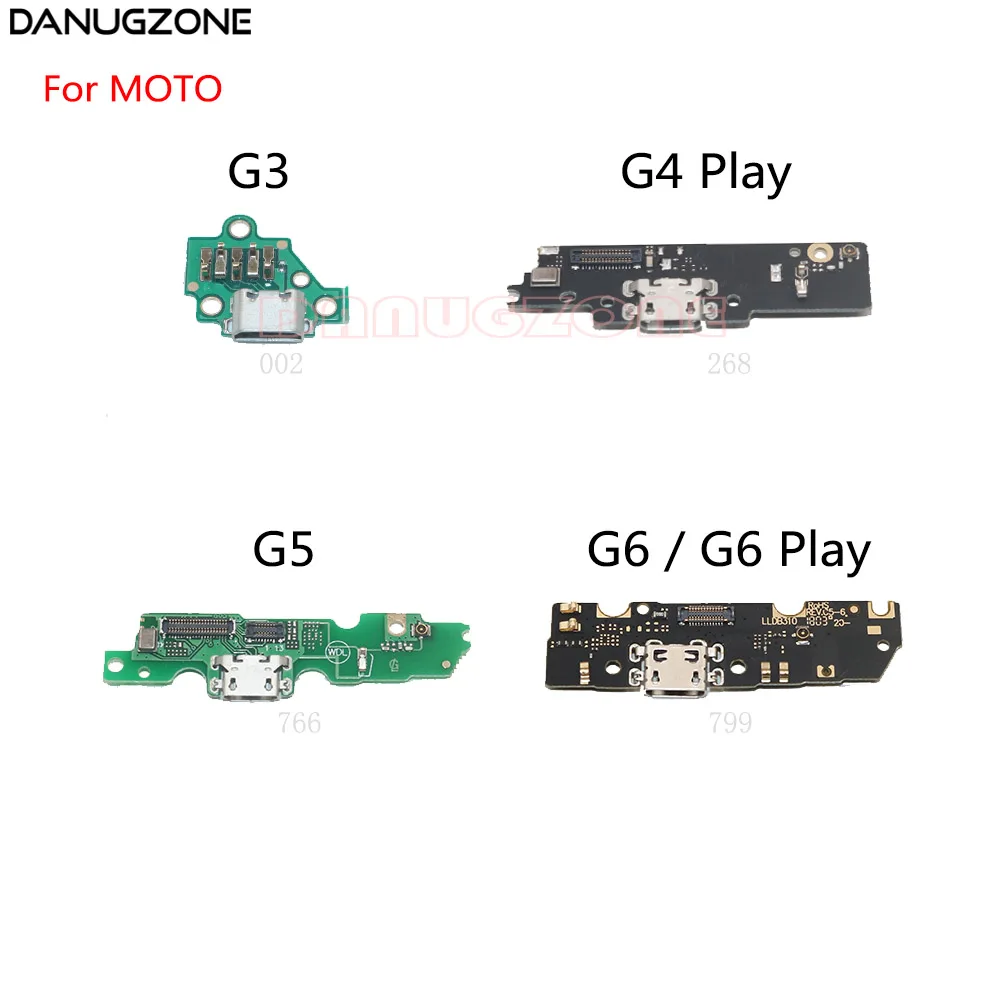 20 шт./лот для Motorola MOTO G6 Play G3 G5 G4 USB зарядная док-станция Разъем Порт плата гибкий