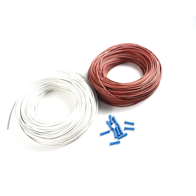 12V 220V 36 кГц 12Ω/м кабель для нагрева углеродного волокна из силиконовой резины