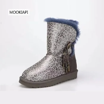 

2019 Australian high quality women's snow boots, real sheepskin, 100% wool, the latest waterproof women's shoes
