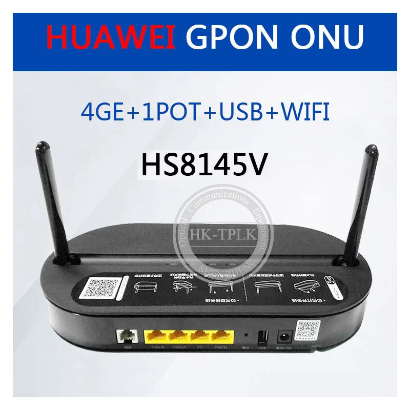 Оригинальный HS8145V EPON/GPON ONU ONT HGU двухдиапазонный маршрутизатор 4GE + Wifi 2 4 ГГц и 5