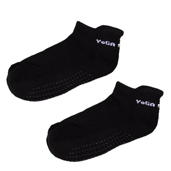 

Women Cotton Yoga Socks Gym Fitness Sports Socks No Toes - Black