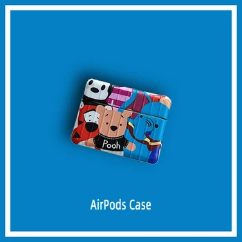 

Cute Cartoon Bear Elephant animal Pattern Earphone Cases For AirPods 1/2/pro Case Anti-break ins Style Protect Cover