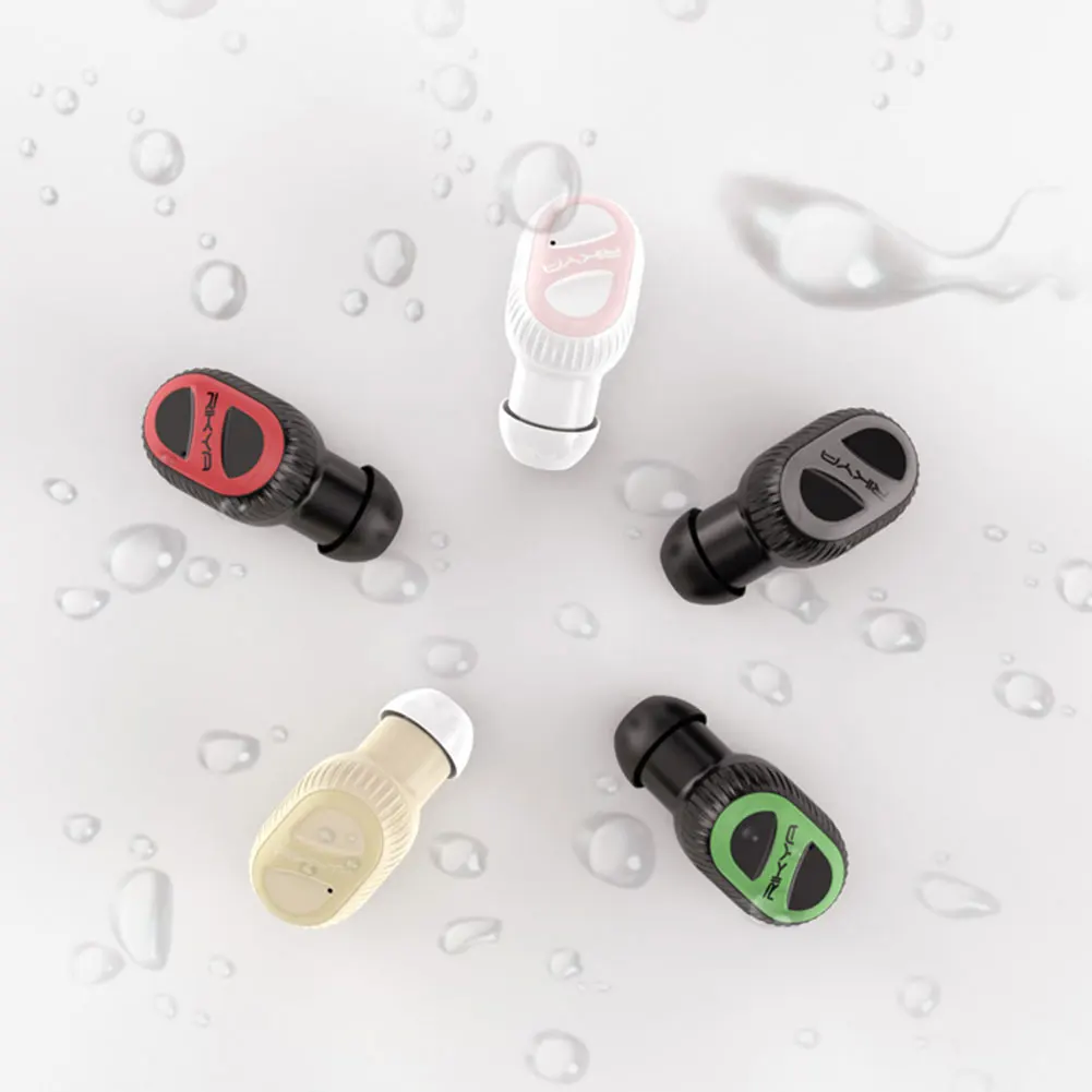 Mini Q Wireless Bluetooth Earphone in Ear Sport with Mic Handsfree Headset Earbud for iPhone 7 8 X For Samsung Huawei Android