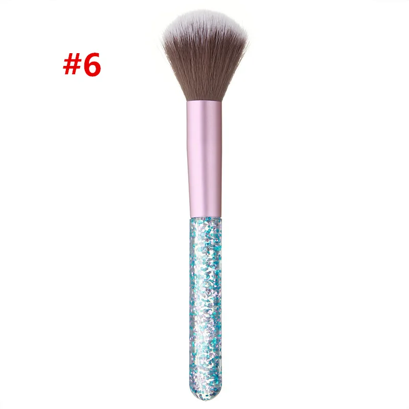 Nail Brush-06 Diamond щеточка для чистки ногтей мягкие дизайн ногтей Для акриловые и УФ гель пыли очиститель кисточки Маникюр Педикюр Инструмент - Цвет: Nail Brush-06