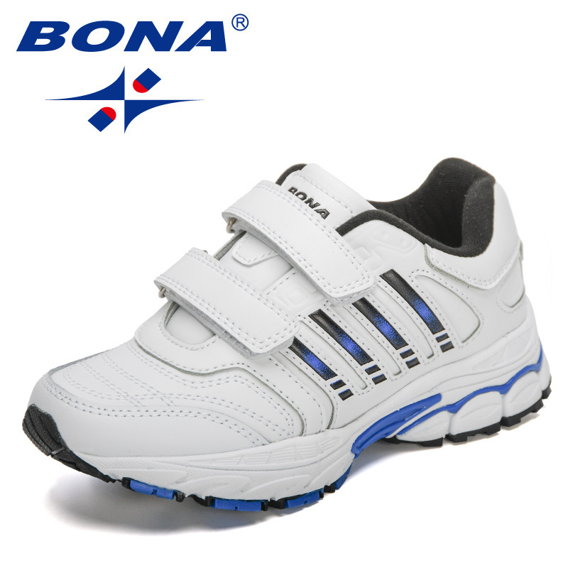 BONA 2023 Children Shoes Spring Autumn New Fashion Breathable Kids Boys   Girls Anti-Slippery Sneakers Baby