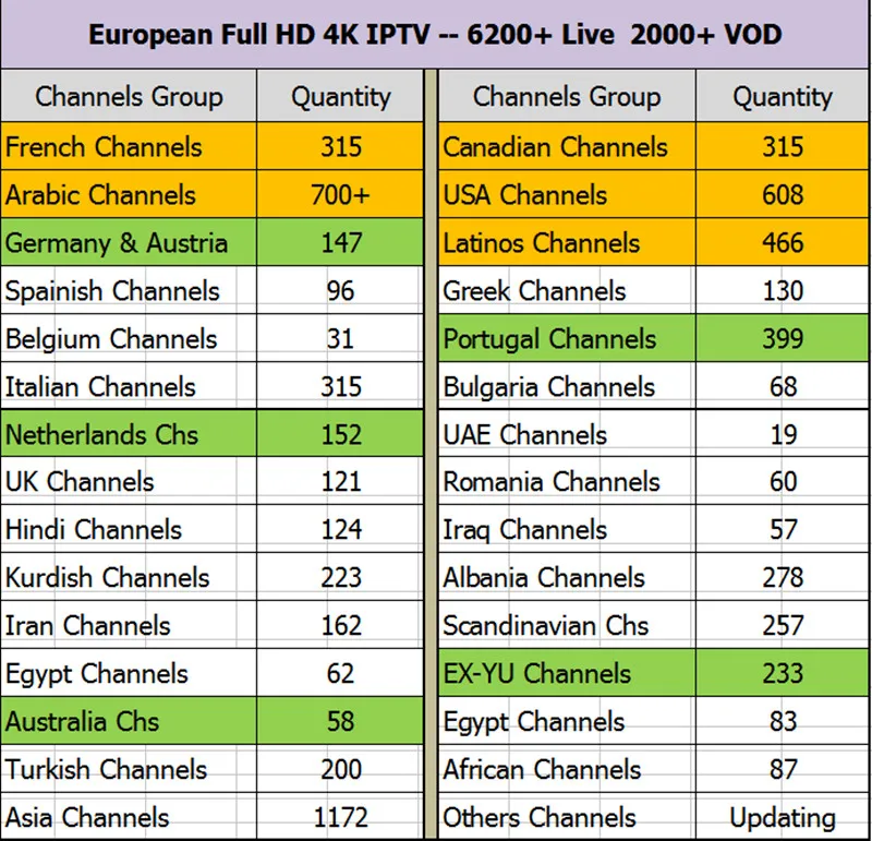 1 год IPTV подписка Европа TX6 ТВ коробка Android 9,0 H6 Четырехъядерный 4G 32G 64G WiFi HD 3D 4K H.265 BT США Канада Smart Set top Box