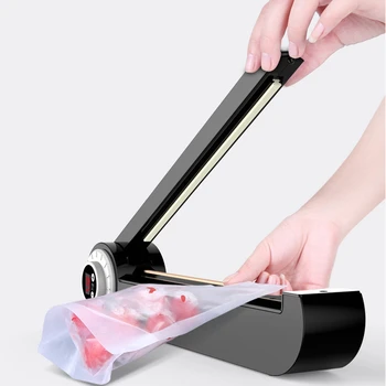 

220V Manual Vacuum Sealing Machine Packaging Machine Hand Pressure Impulse Heat Sealer Poly Bag Machine
