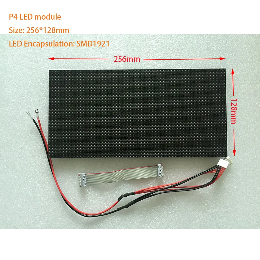 Уличный светодиодный модуль ip65 SMD p4 8S rgb 256*128 мм СВЕТОДИОДНЫЙ матричный знак 64*32