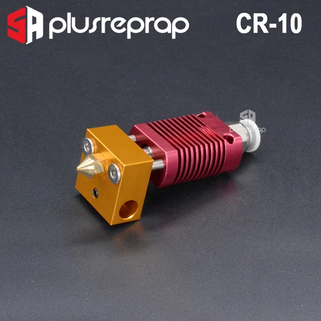 3D Printer Parts Extruder Hotend Kit Aluminum Heat Block Mk8 Nozzle  Without Heater Thermistor for Ender-3/CR-10/CR 10S Pro CR-10