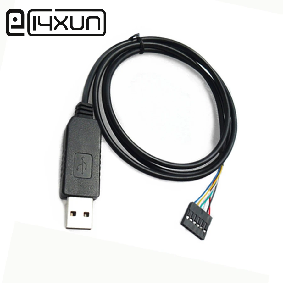 EClyxun USB 2.0 to Serial Adapter FT232 / FT232BL Flash line TTL download with CTS RTS Connector OD4.0mm Cable | Обустройство дома
