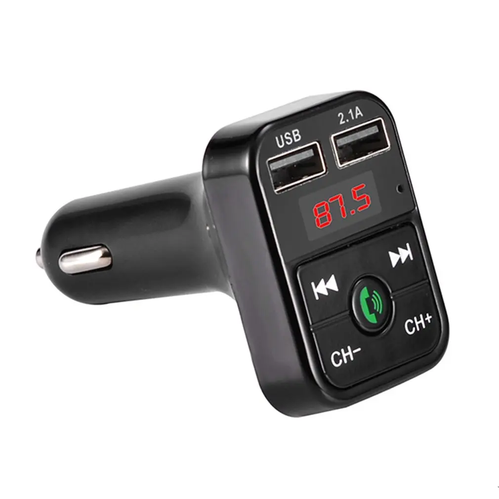 B2 USB автомобильный комплект беспроводной громкой связи вызов fm-передатчик радио адаптер зарядное устройство MP3 плеер Поддержка TF карта u-диск