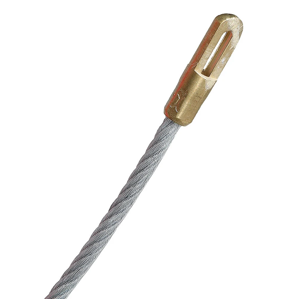 Canalização de Cabo Linha de Parede Eletricista Construção Primavera Cabeça Flexível Rodder Fio Extrator Peixe Fita Ferramenta 30m 7 Cheap Presilha de cabos