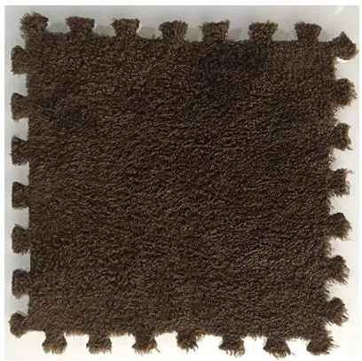 dark brown Пазл ползающий ковер коврик для лазания замша спальня милый Поролоновый коврик - Цвет: dark brown