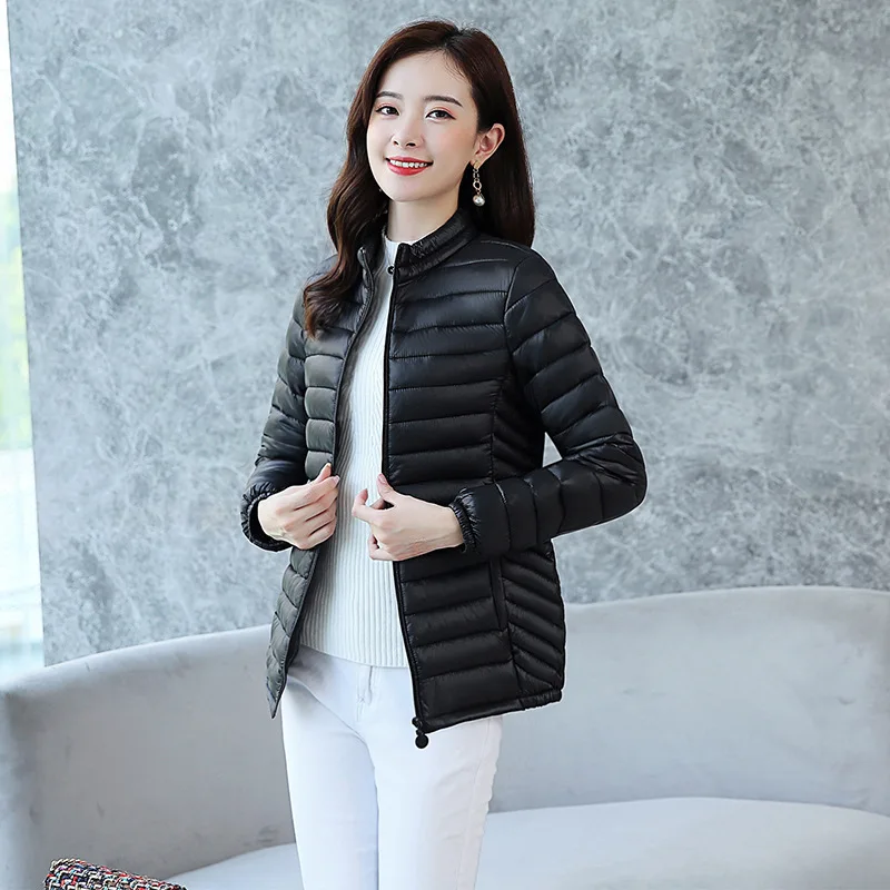 

Thin Cotton Coat Women's Short Slim Fit Slimming Autumn And Winter Cotton-padded Clothes Thin Winter Women's Small Cotton-Padded