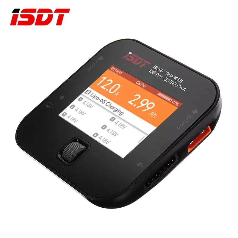 ISDT Q6 Pro BattGo 300W 14A карманное зарядное устройство разрядка С ISDT PC-4860 1-8S параллельная зарядная плата
