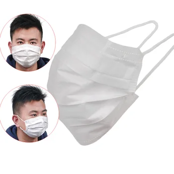 

3-layer Filtering Mask 10/30/50/100pcs Face Mouth Masks Non Woven Anti-Dust Meltblown Cloth Masks Earloops Masks Fast Delivery