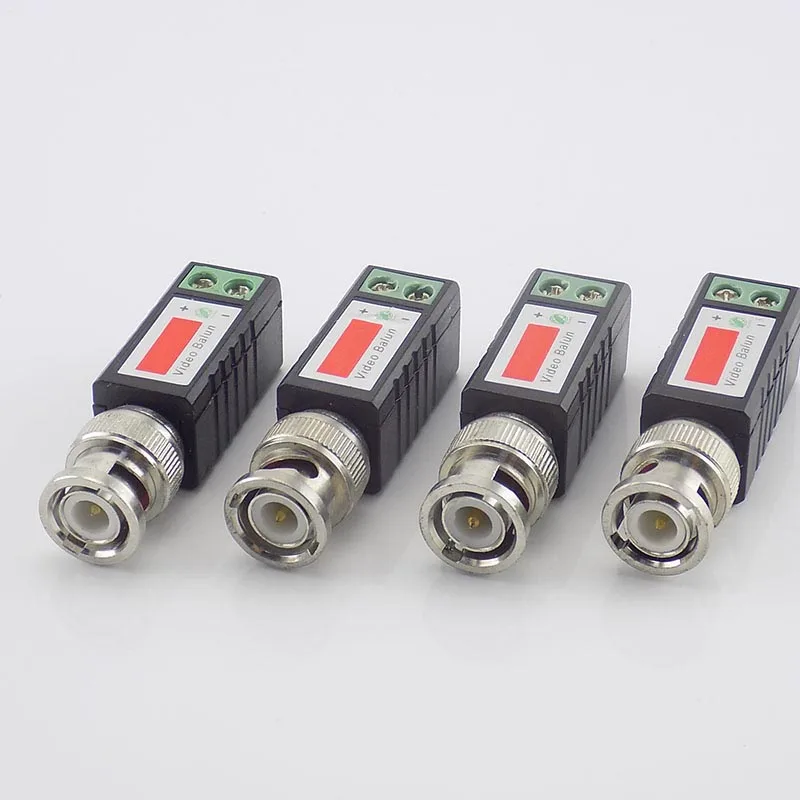 1 пара Bnc Мужской Коаксиальный Cat5 CCTV витой Bnc пассивный видео компенсационный трансивер камера Utp кабель коаксиальный переходник для Cctv камеры L19