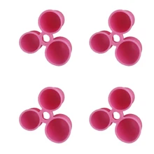 4 шт., письменные принадлежности, вспомогательная насадка на карандаш, коррекция осанки, Детские карандаши для рисования, мягкие, Обучающие, 3 пальца, силиконовые