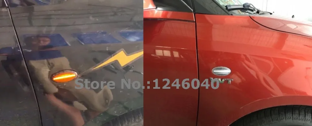 2 шт. светодиодный динамический боковой маркер указатель поворота последовательный мигающий свет для Suzuki Swift Alto SX4 Jimmy Vitar