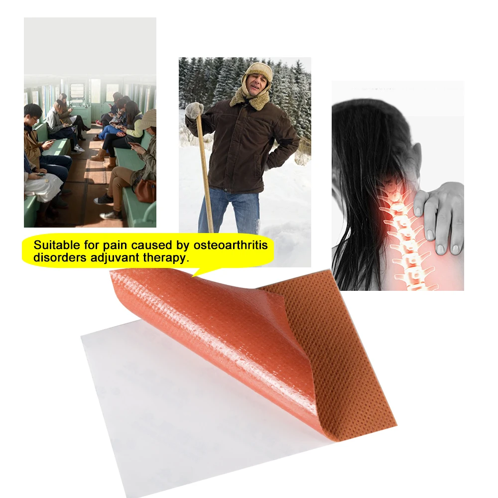 64Pcs/8Bags  Dragon Tiger Chinese Medical Plaster Body/Shoulder/Knee/Joint Pain Relief Sticker Strengthen Bones Patch D1643