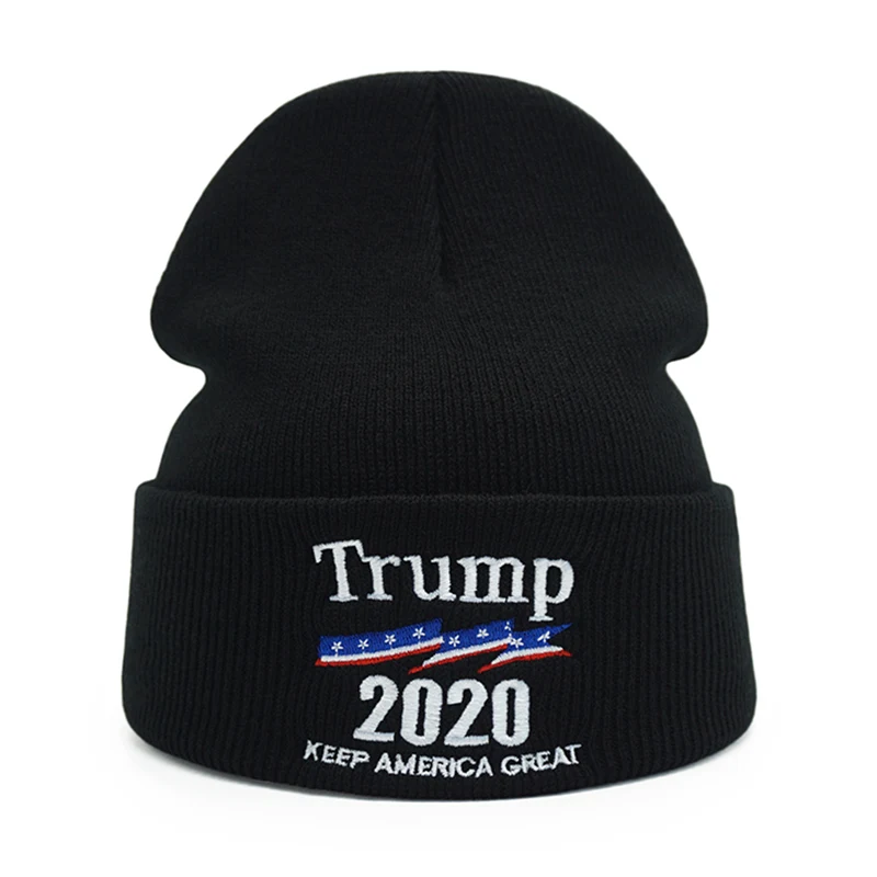 KUNBKANG Trump зимняя вязаная шапка мужские зимние головные уборы для мужчин и женщин KEEP AMERICA GREAT Trump шапка красные зимние шапки