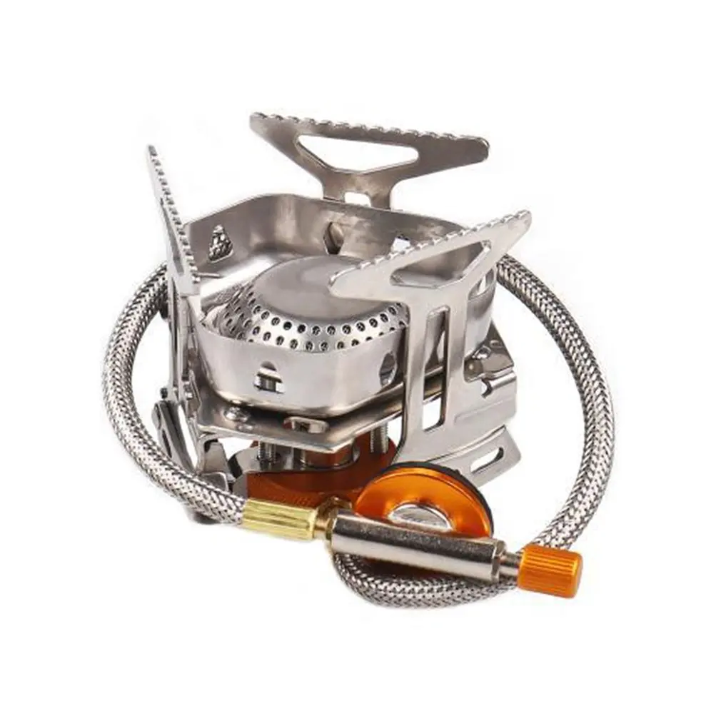 

Widesea Wind proof outdoor gas burner camping stove lighter tourist equipment kitchen cylinder propane grill