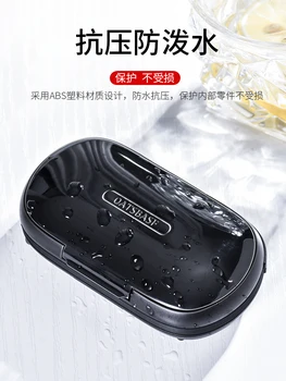 

Multifunction Portable storage box, universal Data line SIM card thimble card reader storage ,with hidden holder and adapter