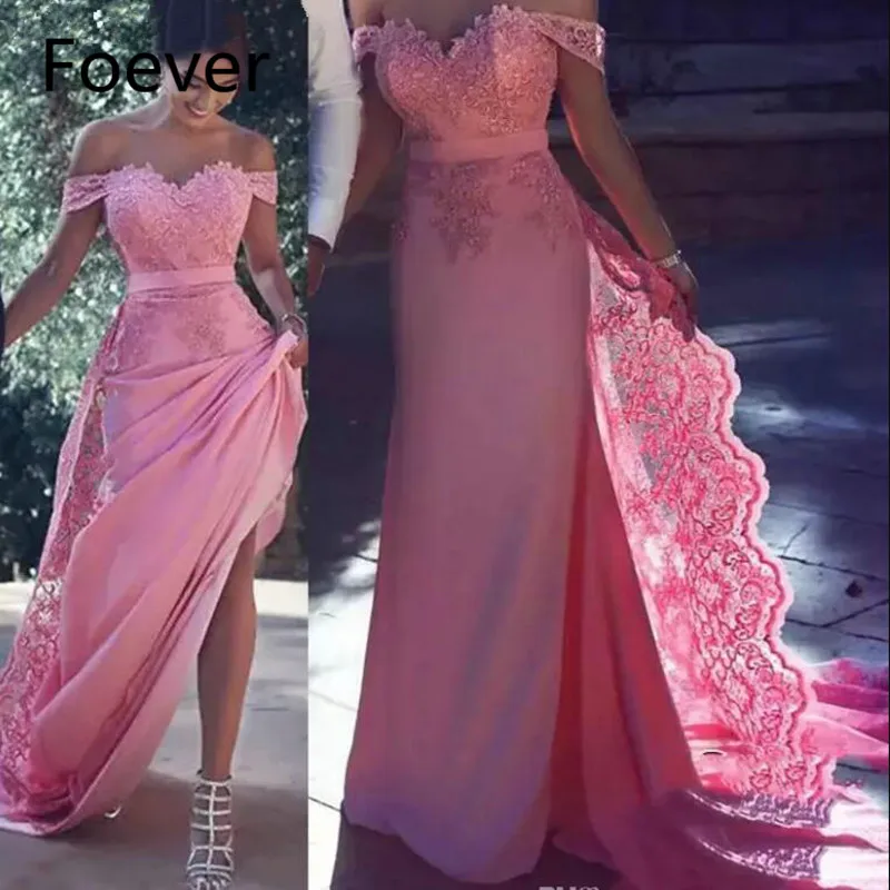 2019-Long-Evening-Dresses-Off-Shoulder-With-Lace-Applique-Wedding-Guest-Dresses-Back-Zipper-Court-Train