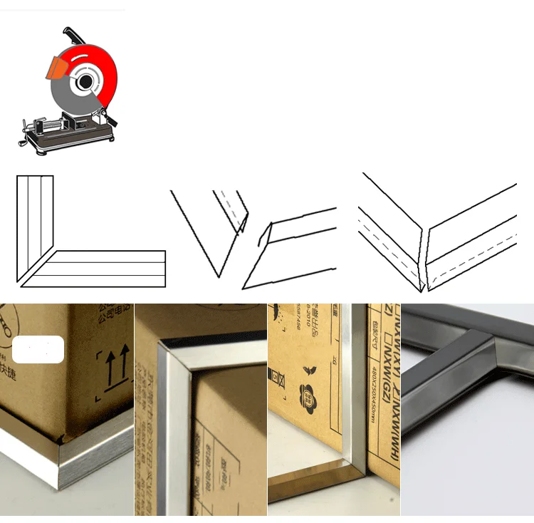 304 Stainless Steel Cable Raceway On-Wall Wire Cover Surface Mount