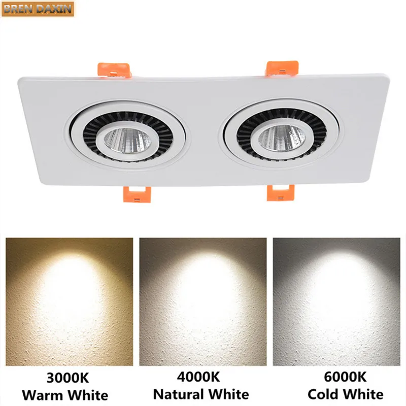 디밍이 가능한 Led 다운 라이트 Led 스포트 라이트 AC85-265 COB 천장 조명 거실 침실 주방 인테리어 조명