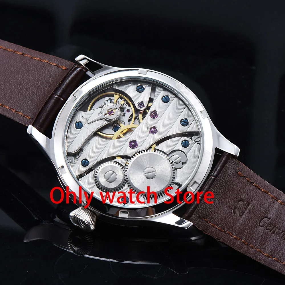 Corgeut 17 Jewels механические часы с ручным заводом Чайка 3600 Спортивные Светящиеся мужские роскошные Брендовые Часы 2002F