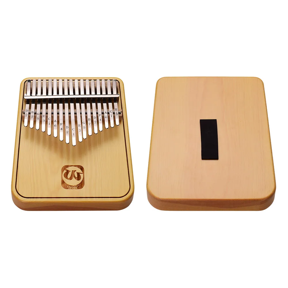 Уолтер. t WK-17PD Портативный 17-клавишным Kalimba игрушечное пианино Mbira ель дерево с задней подставкой музыкальный подарок для студентов начинающих