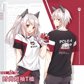 

Anime Game Azur Lane Eagle Union Cosplay Unisex Summer New Casual T-shirt Coat Student Loose Harajuku Short Sleeve pullover Tops