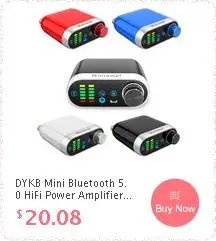 DYKB Bluetooth 5,0, цифровой усилитель мощности, плата 100 Вт+ 100 Вт, беспроводной аудио стерео усилитель AUX с регулировкой громкости, переключатель постоянного тока 12 В 24 В