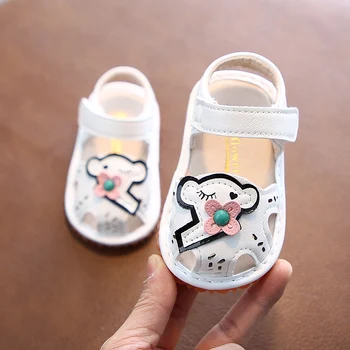 

Summer baby sandals cartoon girls shoes 0-2 years old infant girl toddler shoes kids soft sandals cute child non-slip shoes