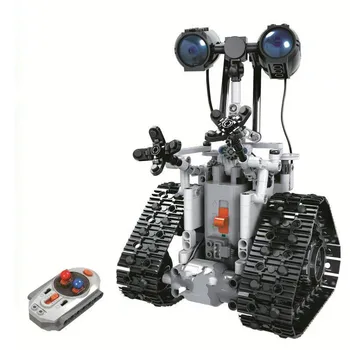 

7112 Technic Robot Block Remote Control RC Bulldozer Electric Designer Building Blocks Technic Engineering 408pcs Toys Gifts