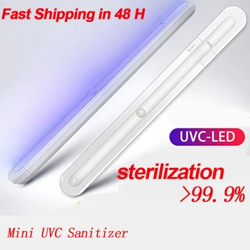 

Hot UV-C sterilizer portable Uvc Lamp Viruses Germs Bacteria Killer for Mobile Phones Most Keyboards UV Sterilizer Wand for home