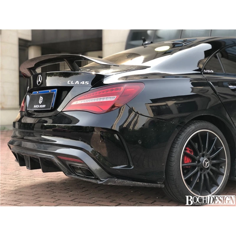Крышка крыла спойлера GT для Mercedes Benz CLA CLASS W117 CLA45 из углеродного волокна/ФАП задний
