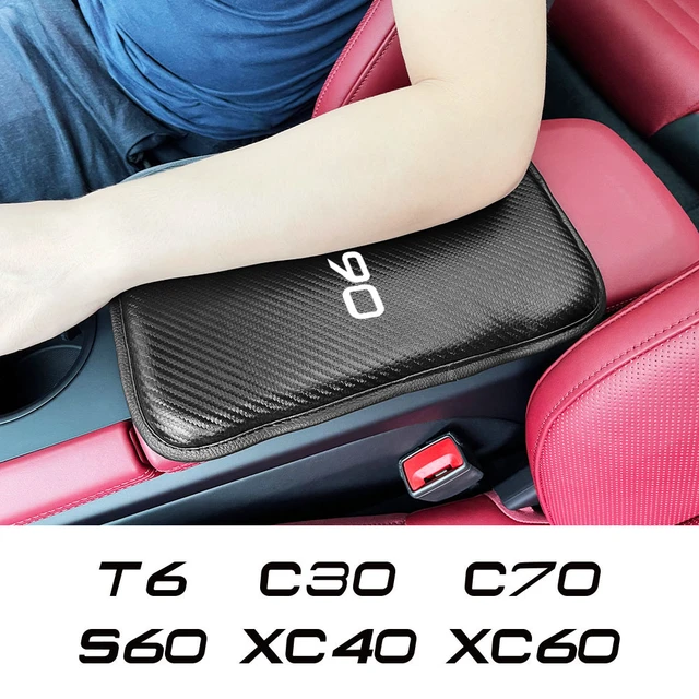 Car Armrest Pad, for Volvo XC90 C30 C70 V40 V60 V90 Car Waterproof Center  Console Armrest Mat Car Storage Box Cover Pad Protector,C : :  Automotive