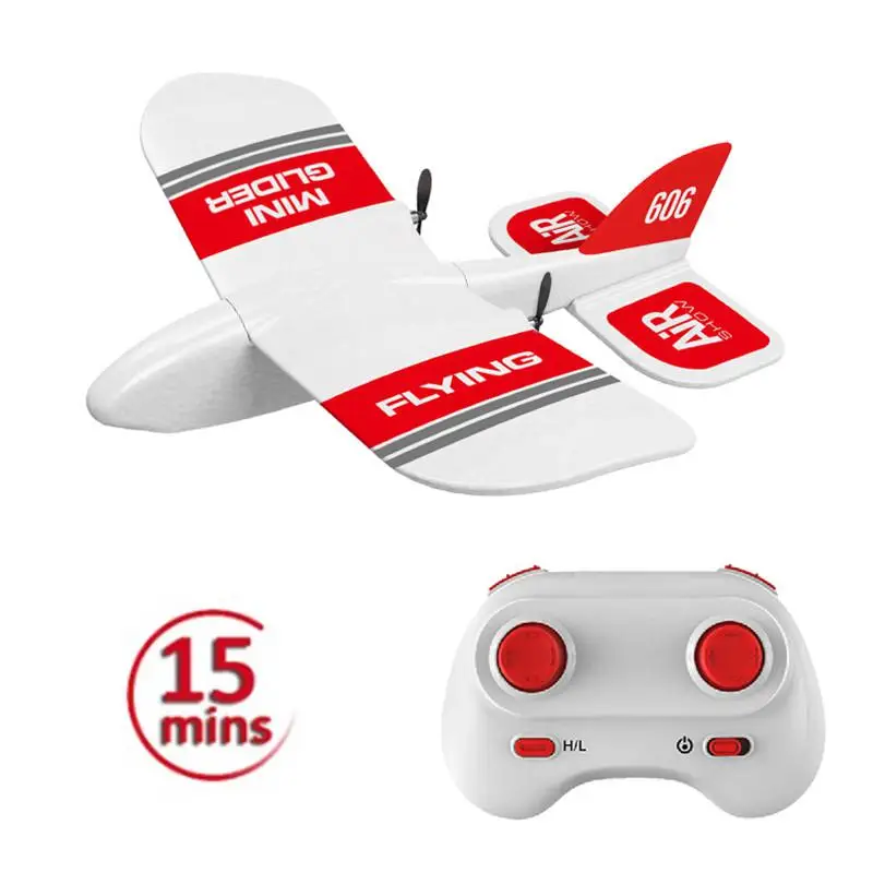 None 2.4Ghz RC Airplane Flying Aircraft EPP Foam Glider Toy Airplane 15 Minutes Fligt Time RTF Foam Plane Toys Kids Gifts